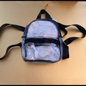 Clear mini backpack